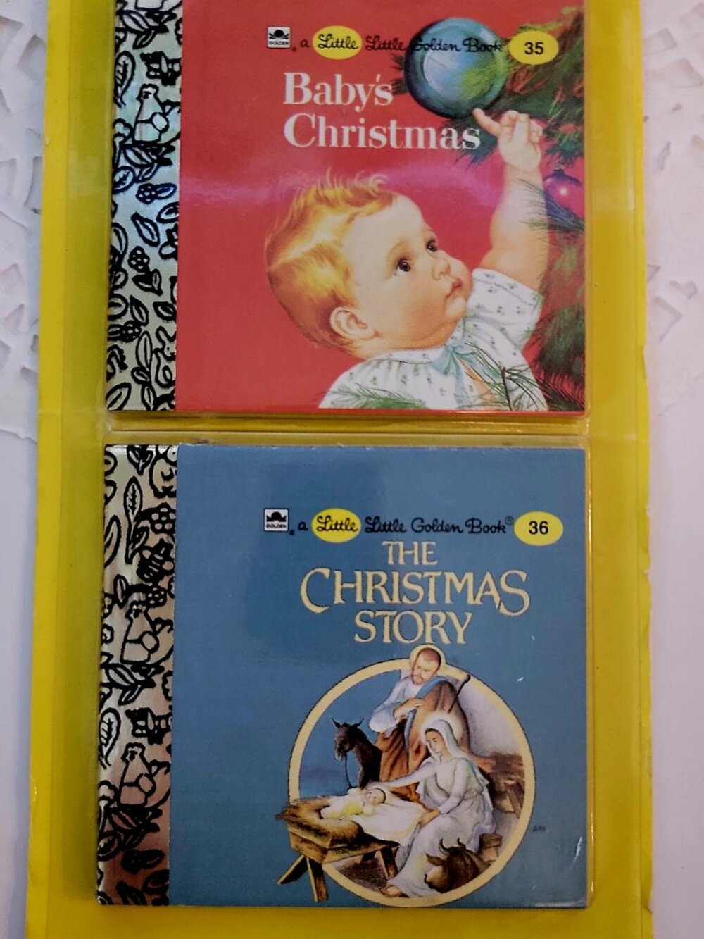 Original Little Little Golden Books; Baby's Christmas and The Christmas Story